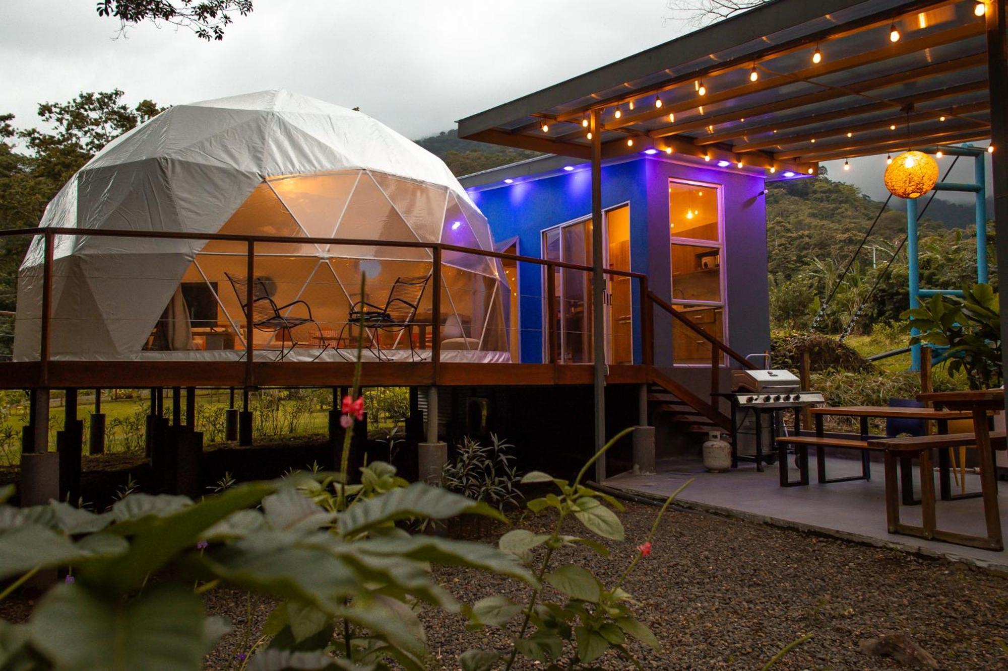 Bitzu Dome-Bijagua Riverside Glamping Exterior foto