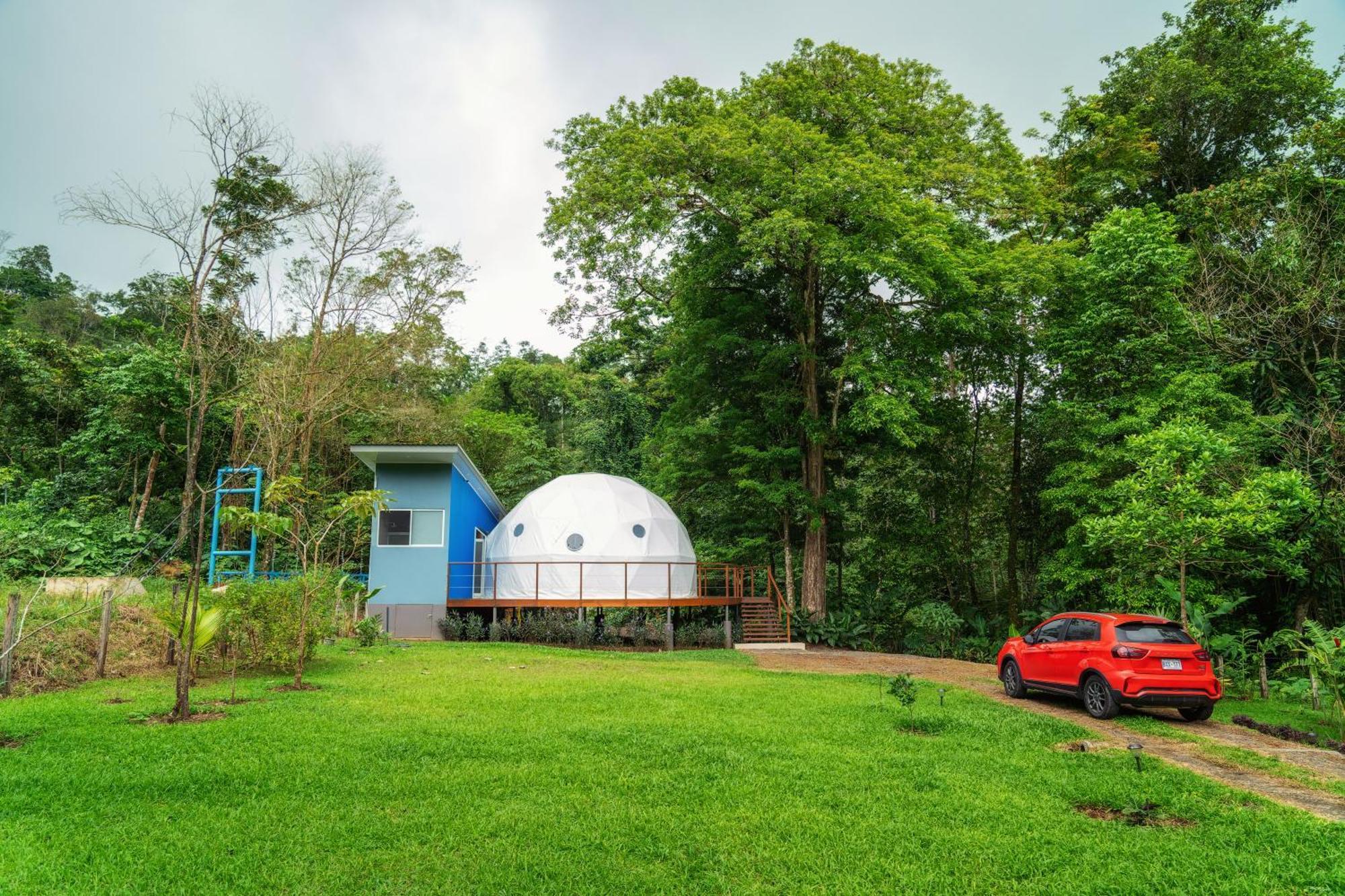 Bitzu Dome-Bijagua Riverside Glamping Exterior foto