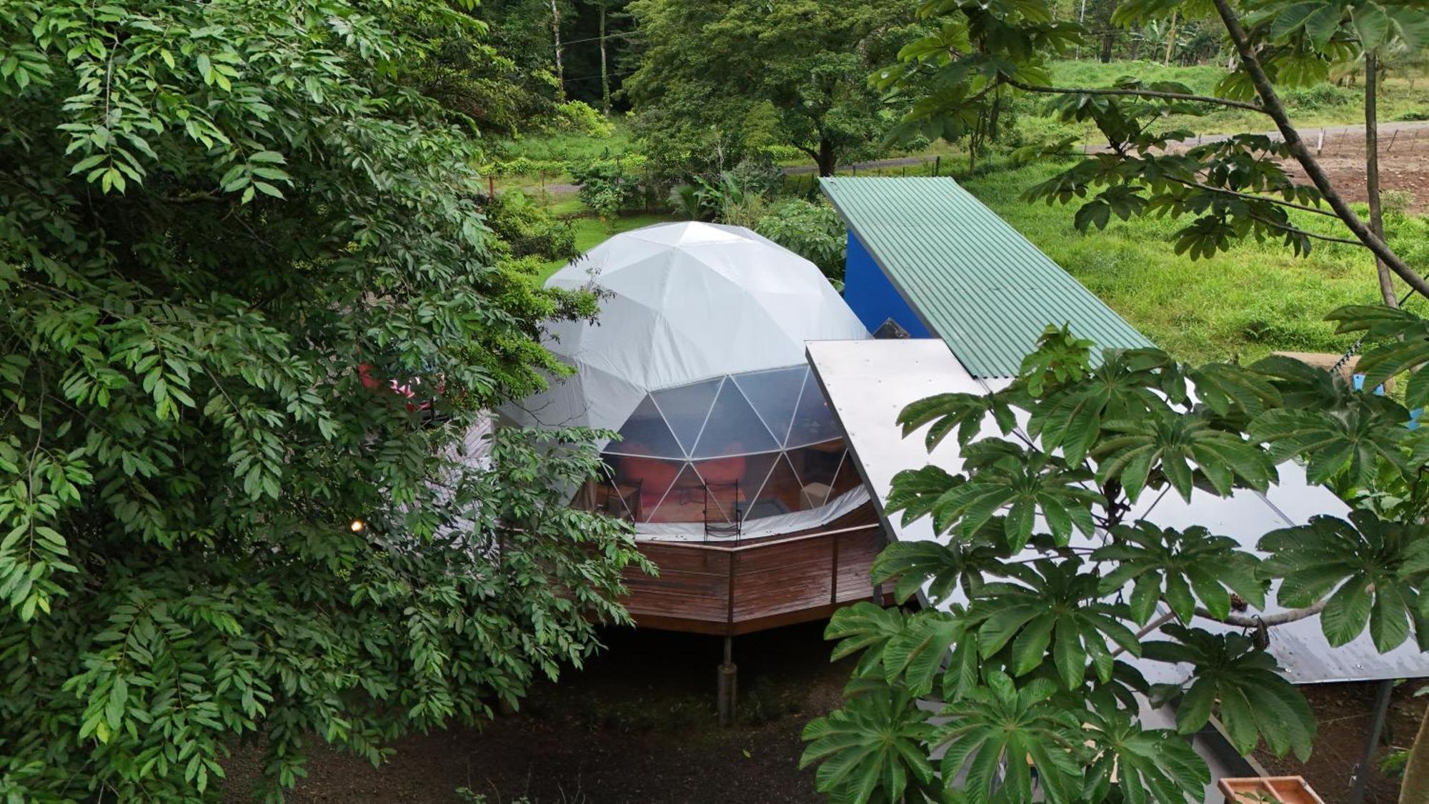Bitzu Dome-Bijagua Riverside Glamping Exterior foto