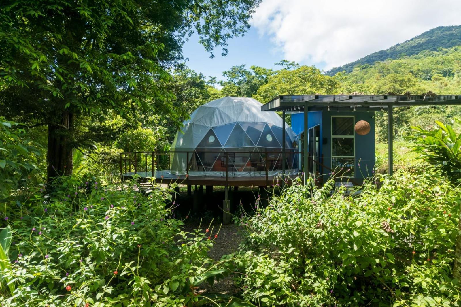 Bitzu Dome-Bijagua Riverside Glamping Exterior foto