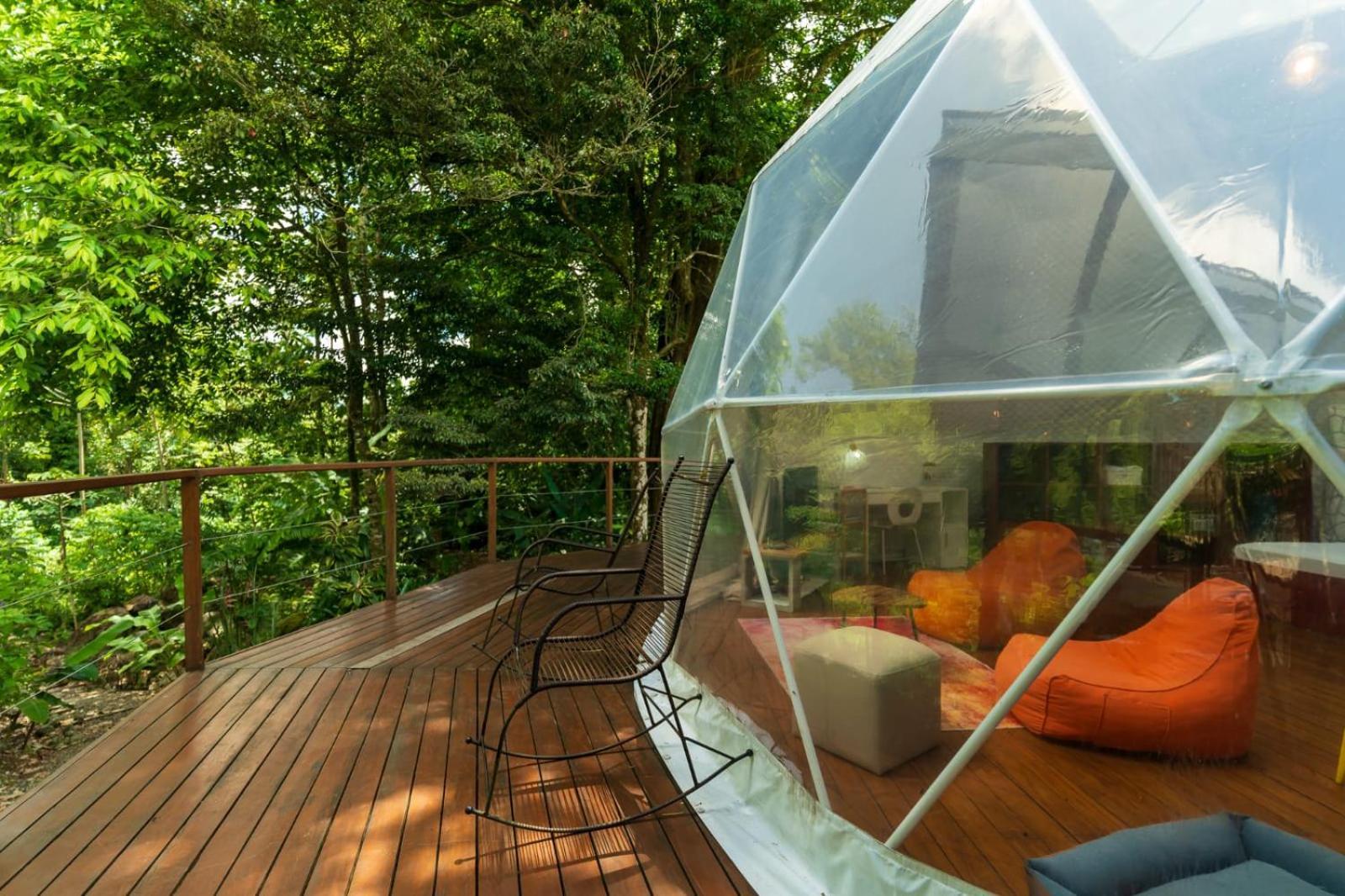 Bitzu Dome-Bijagua Riverside Glamping Exterior foto