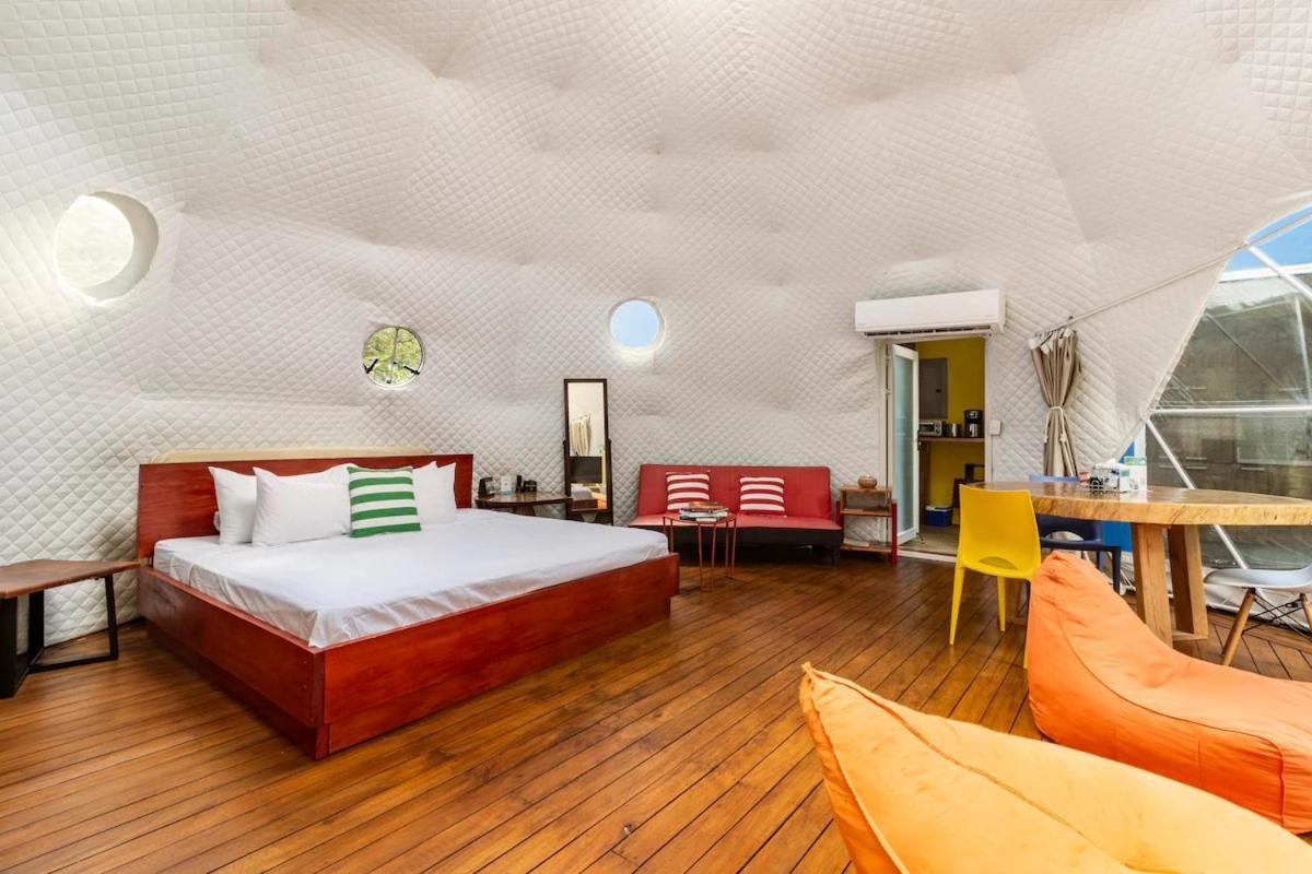 Bitzu Dome-Bijagua Riverside Glamping Exterior foto